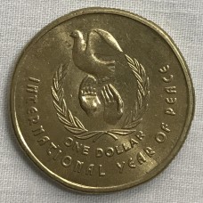 AUSTRALIA 1986 . ONE 1 DOLLAR COIN